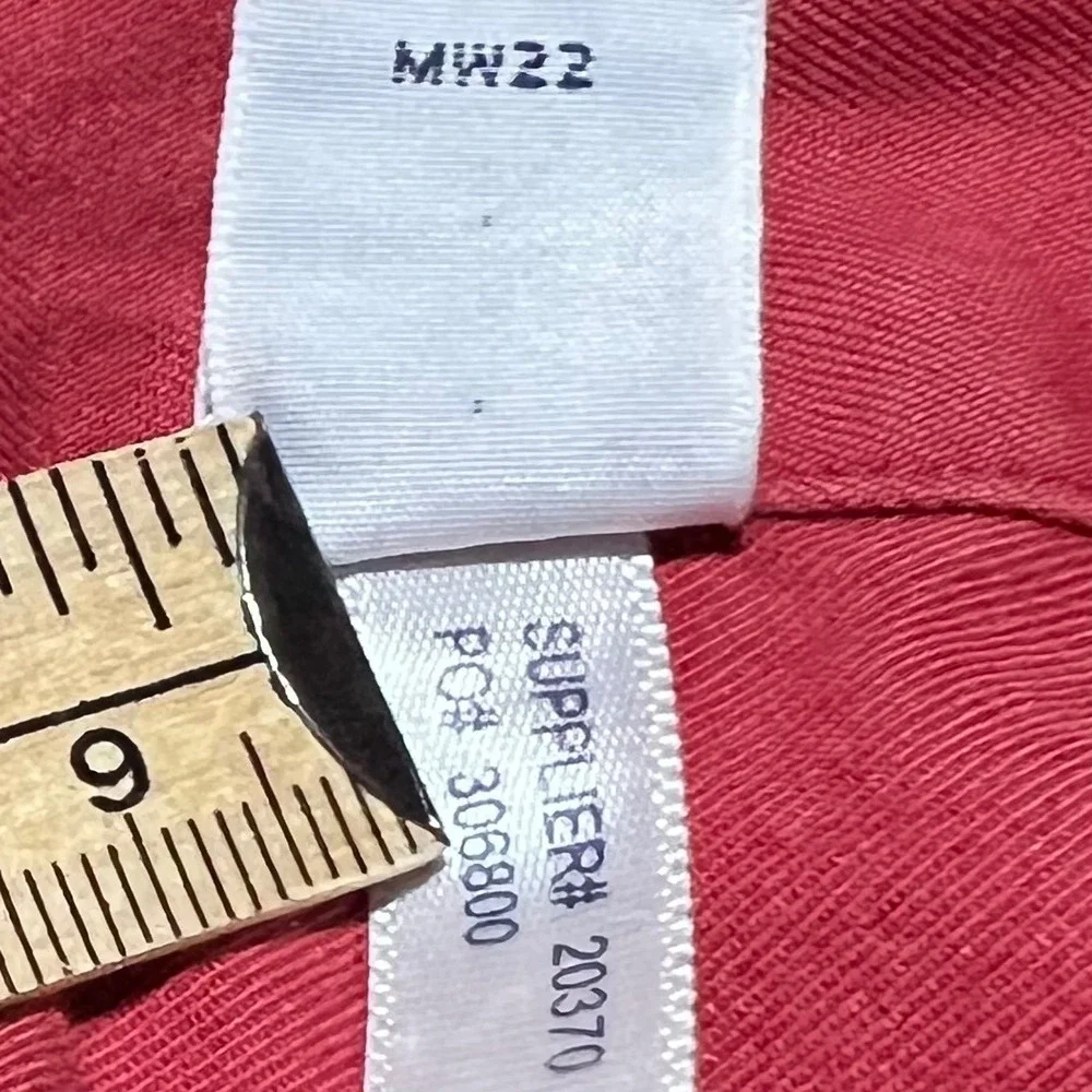 Polo Ralph Lauren Mens 3XLT Red Classic Fit Button Down Shirt Long Sleeve Cotton